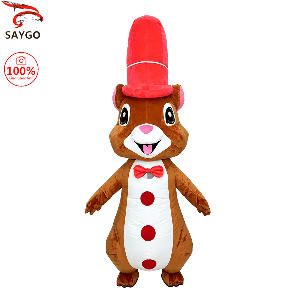 Costumes - Disfraz Inflable de Ardilla con Gorro