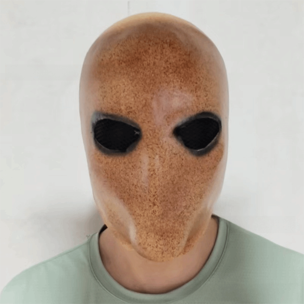 Latex Alien Mask Realistic - Máscara de Halloween de Slenderman, sin