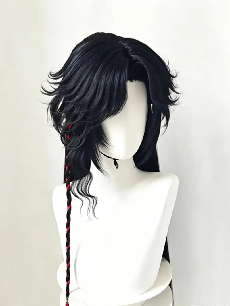 Peluca de estilo Hua Cheng, pe - Anime Cosplay Wig Heat Resistant reseña y precio