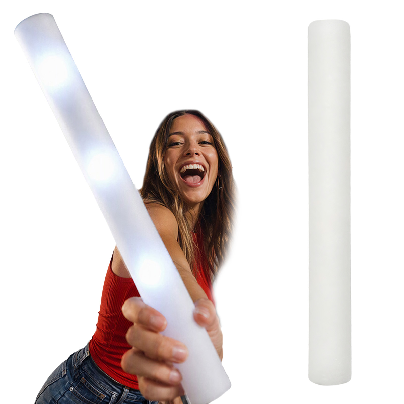 Barras de luz LED de espuma bl - Flashing Led Foam Sticks Party reseña y precio