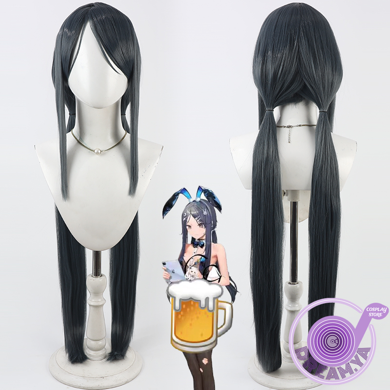 Exia-Peluca de Cosplay Nikke d - Anime Cosplay Wig Heat Resistant reseña y precio